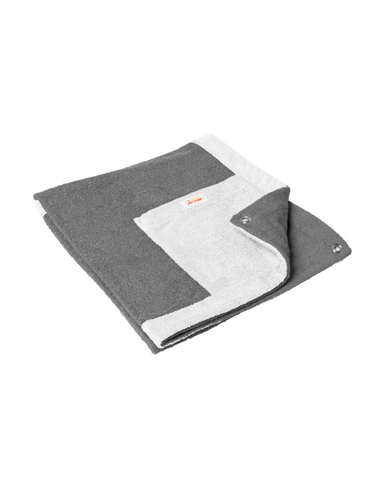 Drap De Bain Gris Blanc Xl Série Limitée